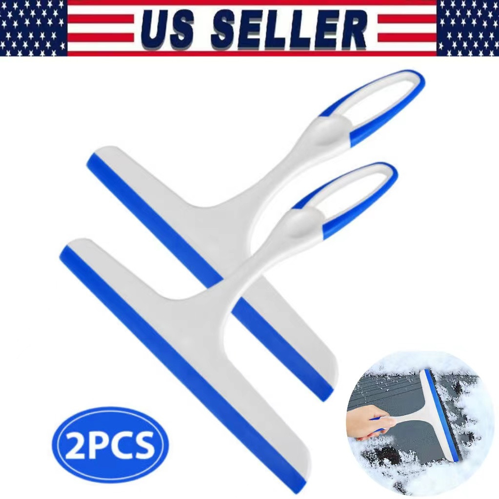 Window Mirror Car Windshield Squeegee Shower Glass Wiper Kitchen House Clean US gallery