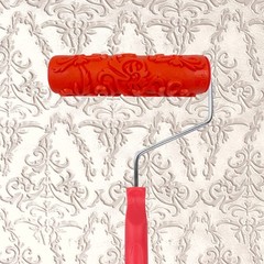 Hanroy 7” Patterned Paint Roller for Wall Decoration Classic Brick Embossing…