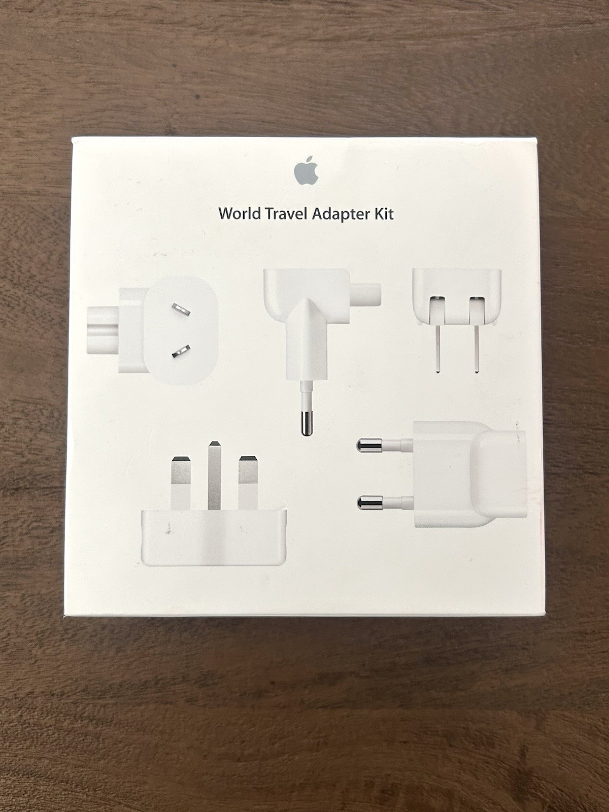 Apple World Travel Adapter Kit MD837AM/A White MISSING EUROPE / BRAZIL ADAPTERS gallery