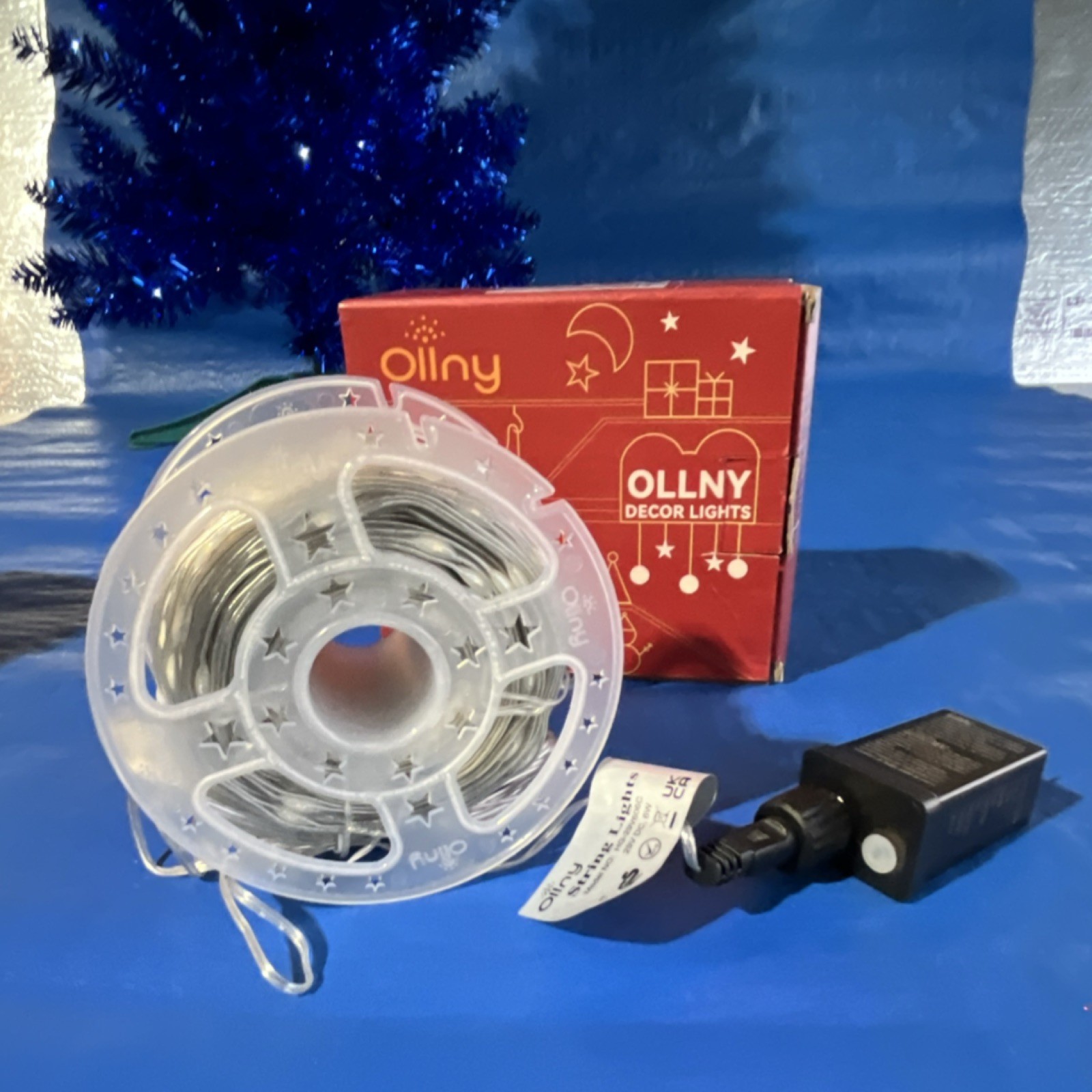 Ollny LED Rope/Wire String Lights Clear Plug-In Decor CE Marking 29V Plastic gallery