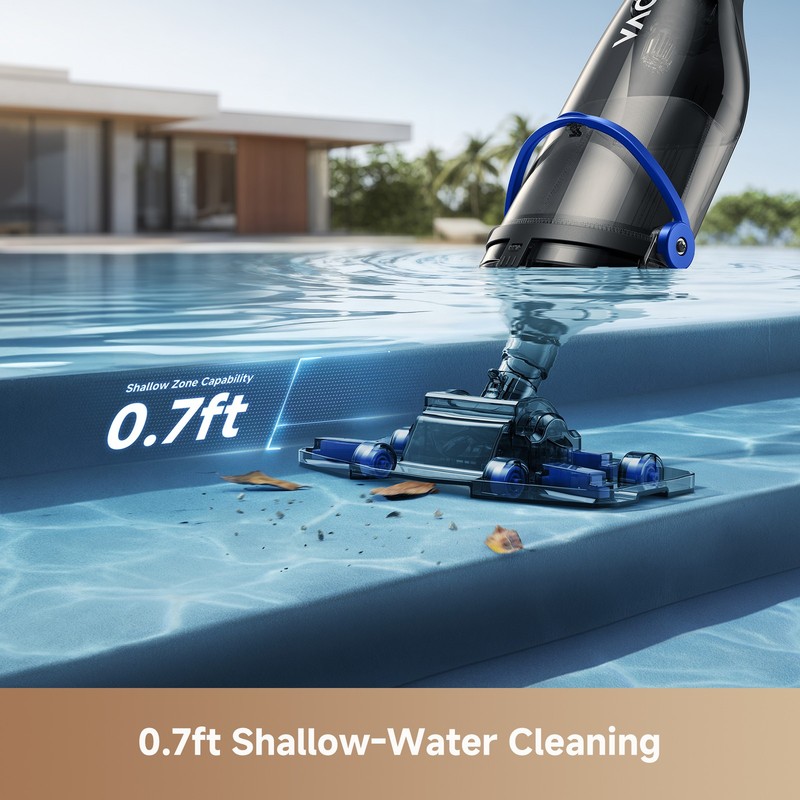 MOVA Handler V10 Cordless Handheld Pool Vacuum, 4,200LPH Suction 60min Runtime gallery