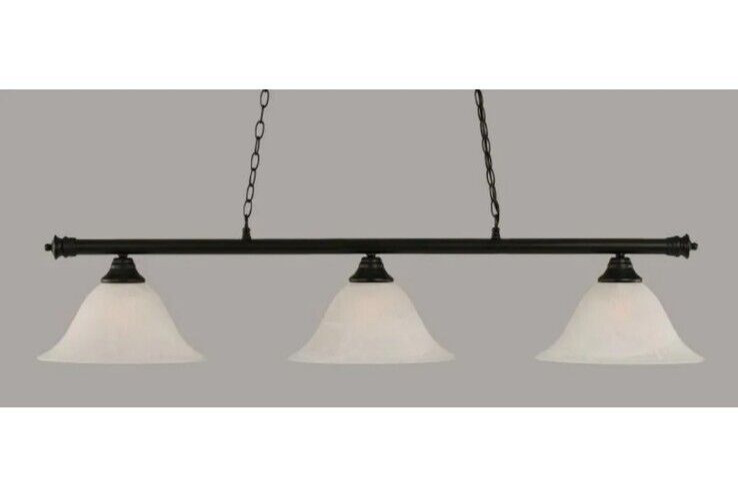 Toltec Lighting 373-MB Oxford - 3 Light Billiard/Island-12 Inches Tall and gallery