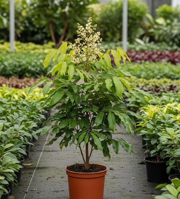 Longan Fruit Tree Dimocarpus Longan Live Plant 8" Pot Rare Tropical Sweet Fruit gallery