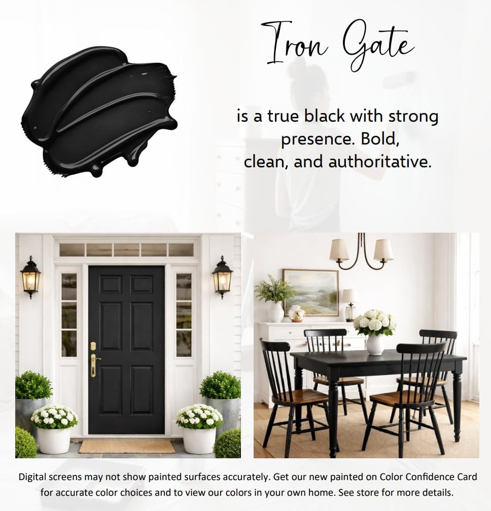 ALL-IN-ONE Paint by Heirloom Traditions, Iron 32 Fl Oz (Pack of 1), Gate gallery