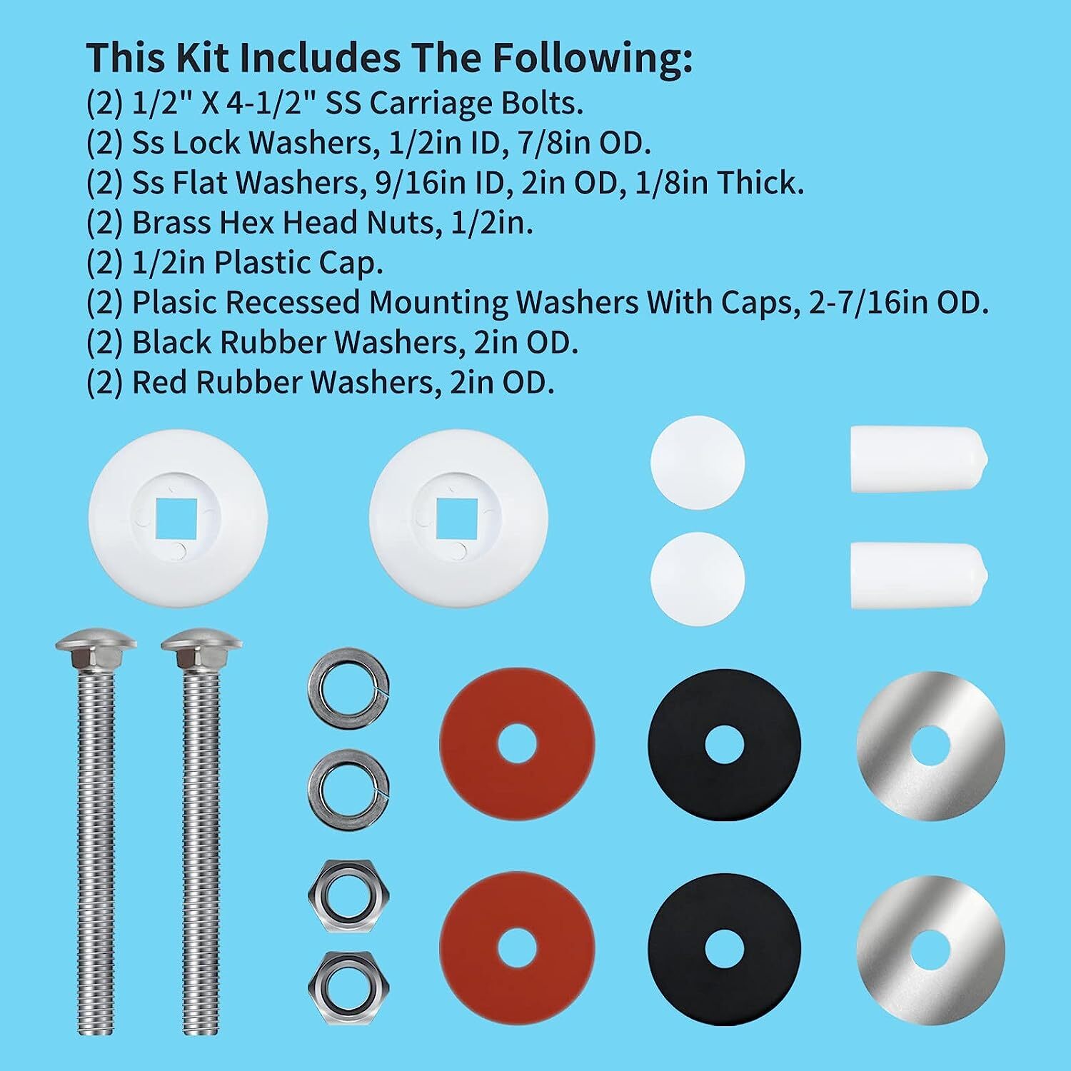 67-209-911-SS Mounting Kit Fits Residential Pool Diving Board Mounting Kit gallery