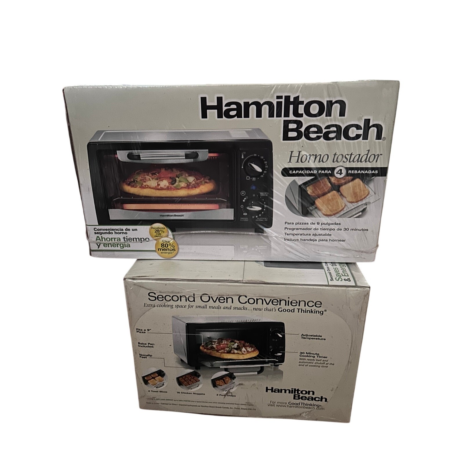 New Hamilton Beach Toaster Oven 4 Slice Fits 9” Pizza 🍕 Baking Pan Not Included gallery