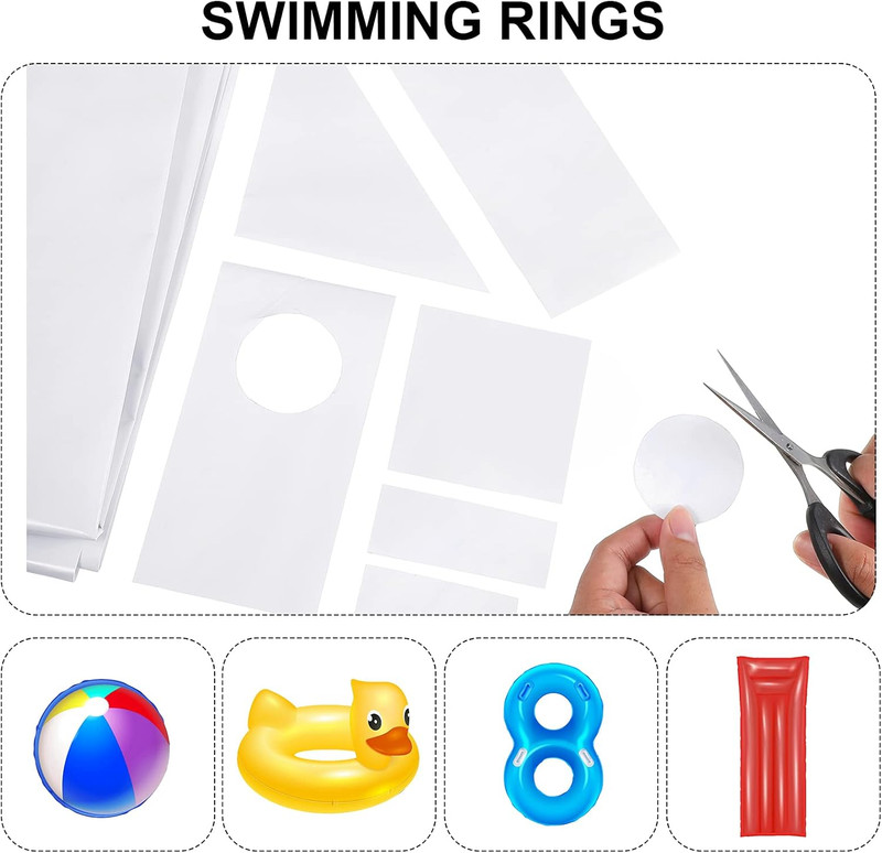 Extra Large Pool Liner Repair Patch 2.8 Ft X 4.1 Ft White Self Adhesive Vinyl Po gallery