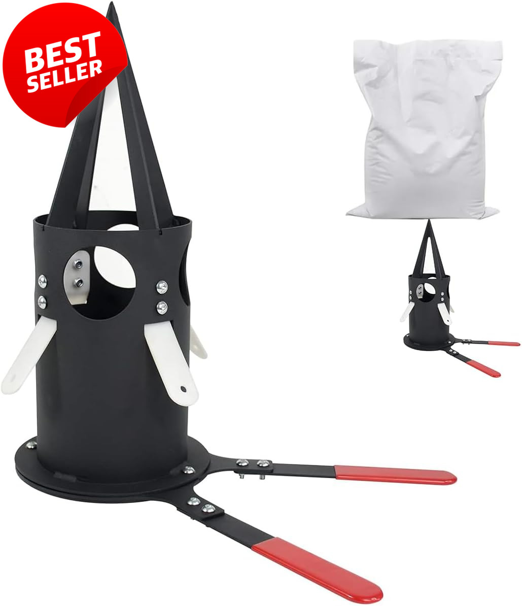 Big Bag Dispenser Bulk Bag Unloader Heavy Duty Feed Grain Fertilizer Black - US gallery