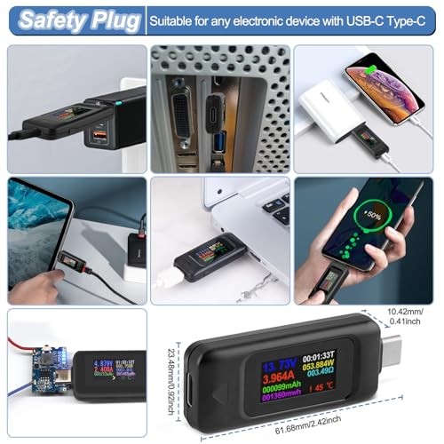 Type-C USB Tester Voltmeter Meter USB Multimeter Voltage and Current Tester 0 gallery