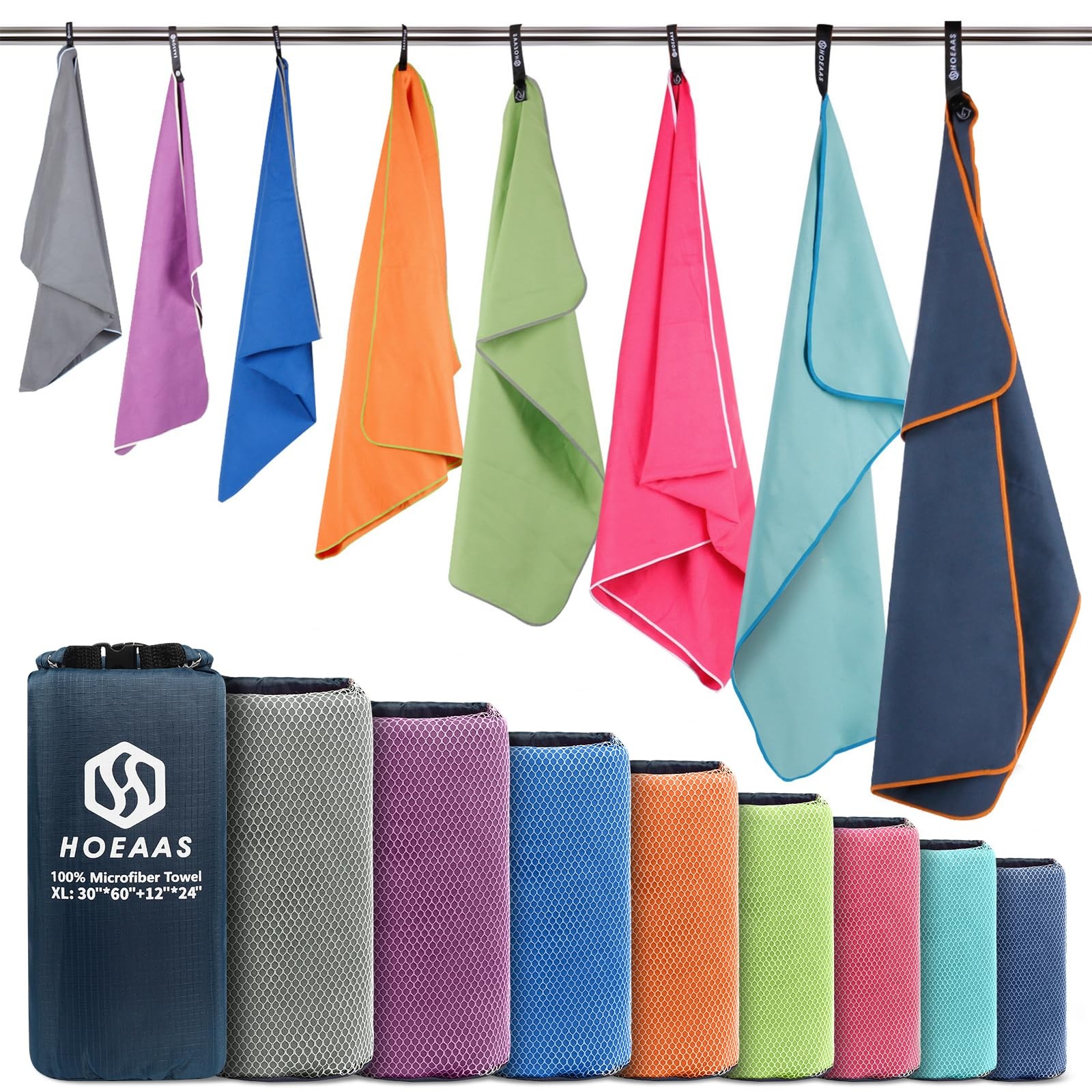 QuickDry Microfiber Camping Towels – Absorbent, Compact, Lightweight Sports gallery