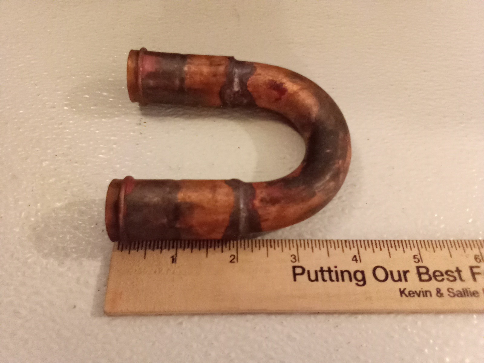 1 Inch Copper Heater Tube U Shaped Approximately 4 Inches Long gallery