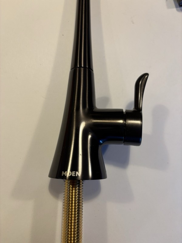 MOEN Sip Transitional Beverage Faucet Black Stainless S5520BLS gallery