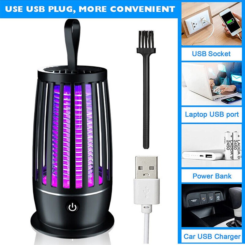 Electric Fly Bug Zapper Mosquito Insect Killer LED Light Trap Pest Control Lamp gallery