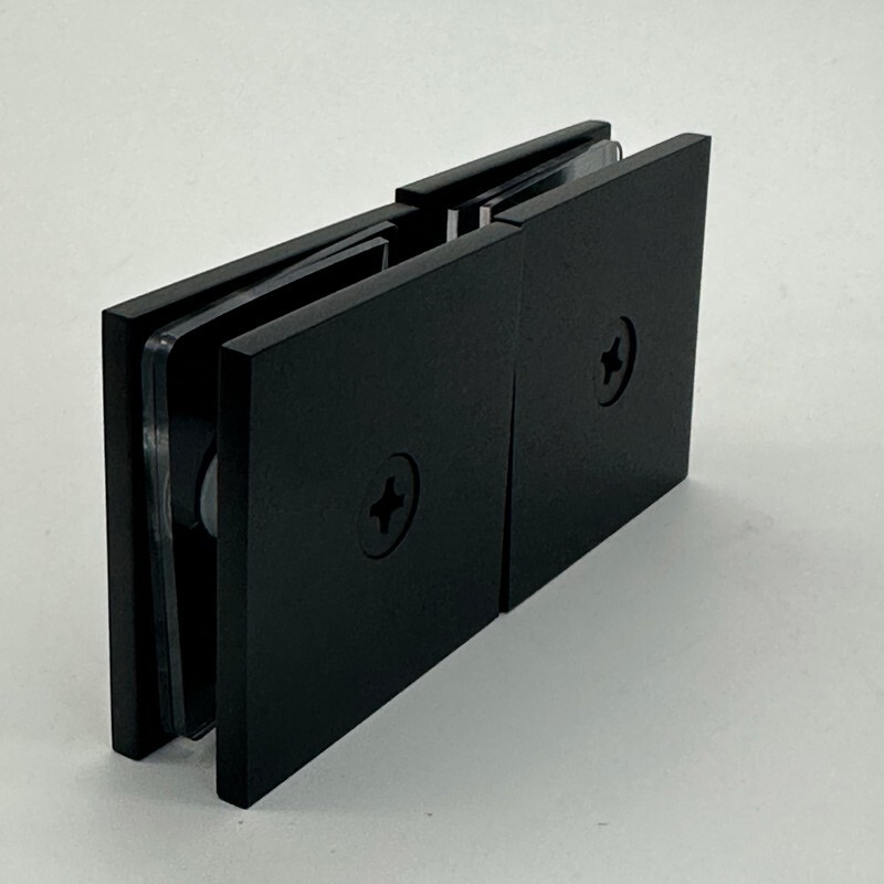 CEL 180° Glass to Glass Movable Transom Shower Door Clamp for 3/8" to 1/2 glass gallery