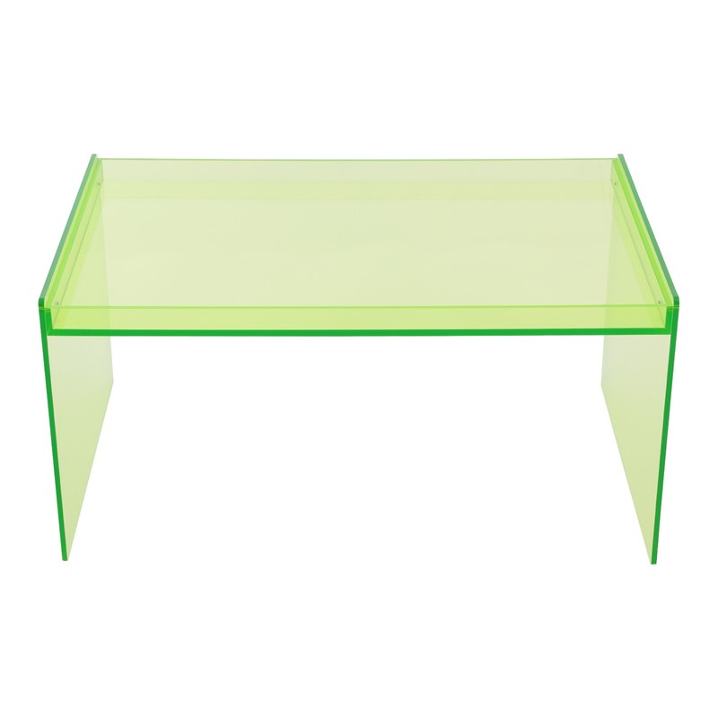 Acrylic Rectangle Coffee Table Modern Clear Table for Living Room Bedroom Office gallery