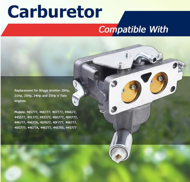 792295 Carburetor Replacement for 20HP 21HP 23HP 24HP 25HP Intek V-Twin Engine gallery