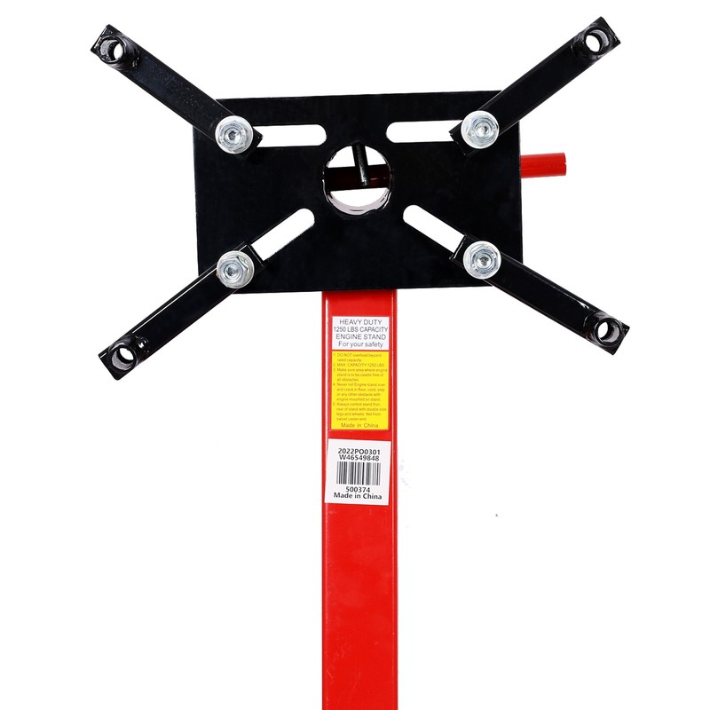1250 LBS Portable Engine Stand Vehicle Engine Block Stand Steel 360 Degree Head gallery