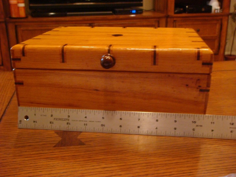 Solid Wood Handmade Box - Polish Oak, Black Walnut & Red Oak - Travis W. West gallery