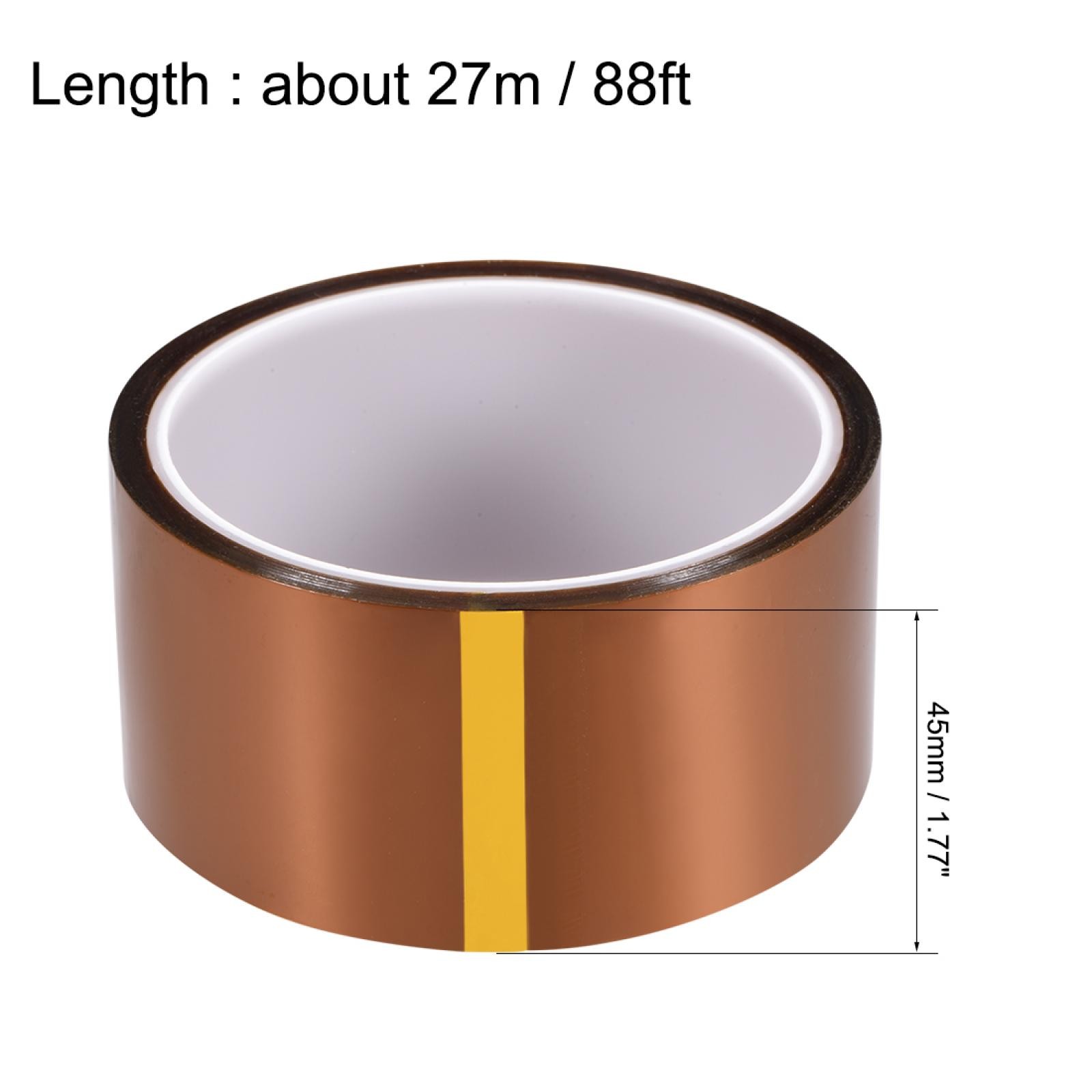 45mm x 27m (88ft) Heat Resistant Polyamide Adhesive Tape Film gallery