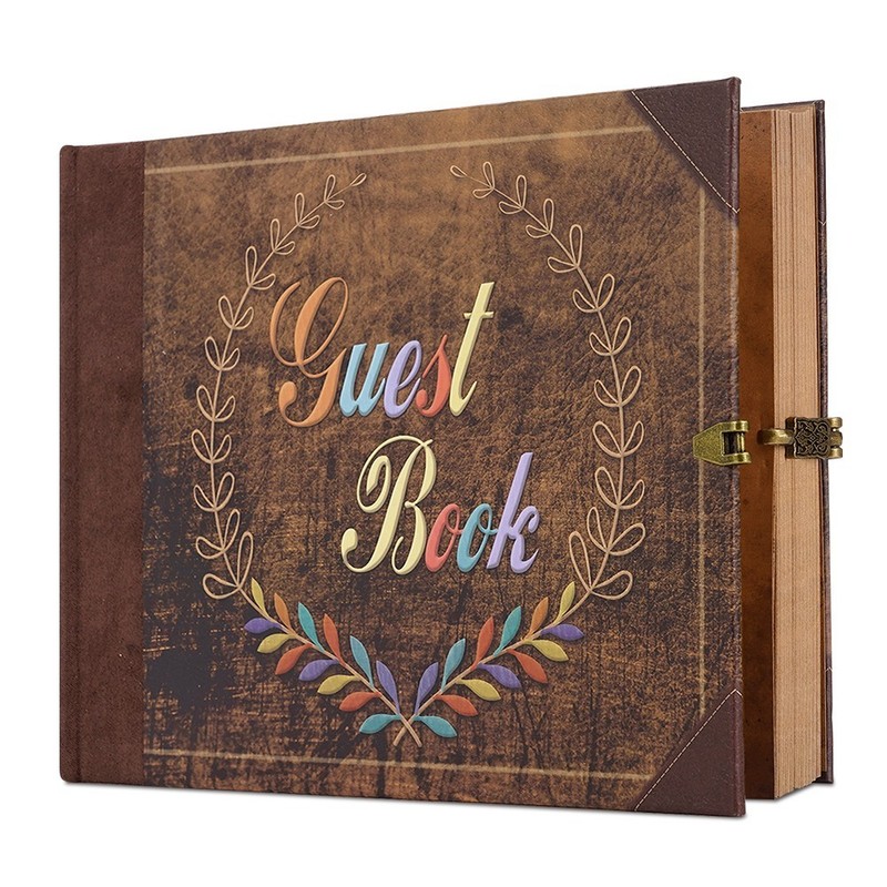 124-Page Wedding Guest Book Multipurpose Memory Book DIY Photo Album for Wedding gallery