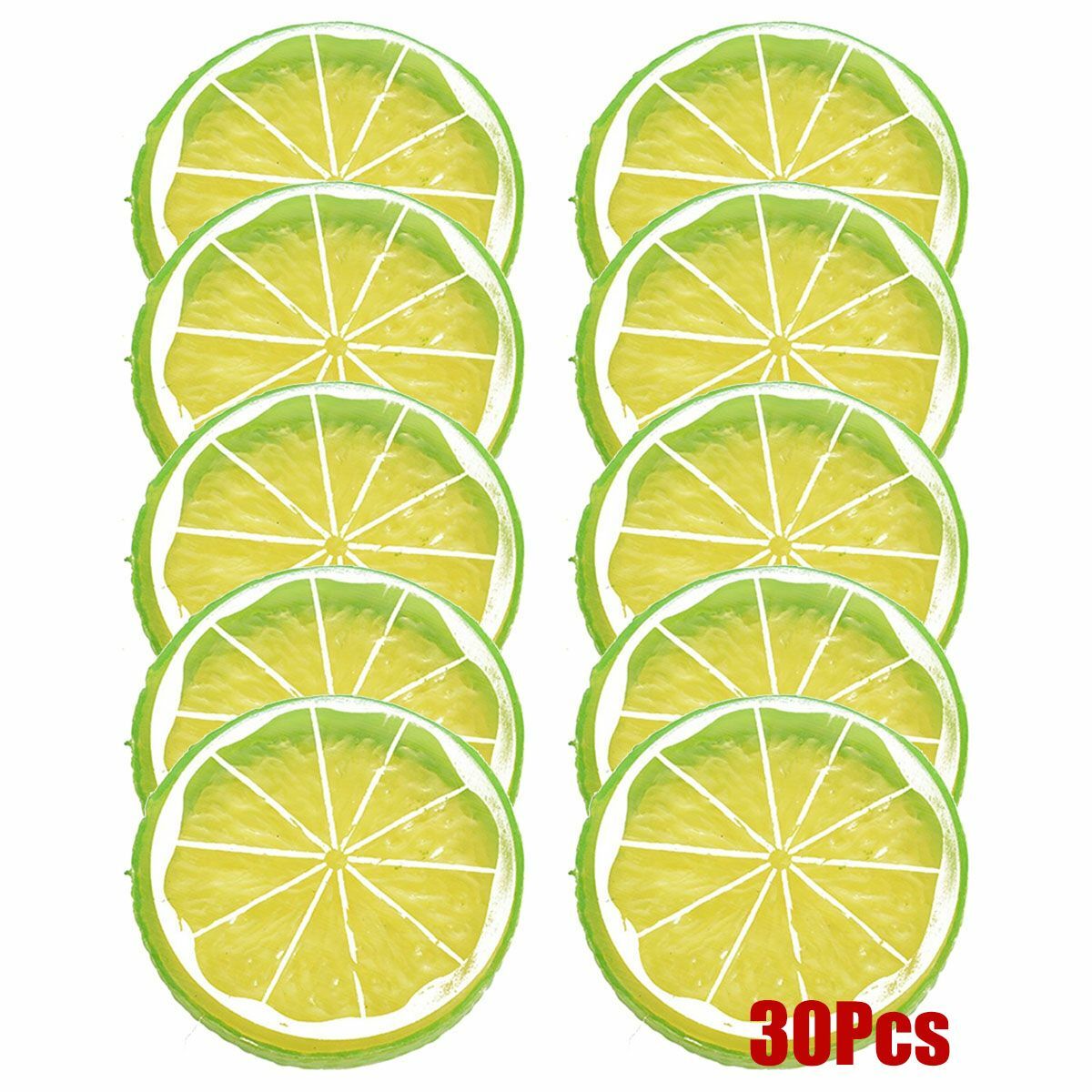 30Pcs Artificial Fake Lemon Slice Fruit Simulation Fake Lemon Slices Home Decor gallery