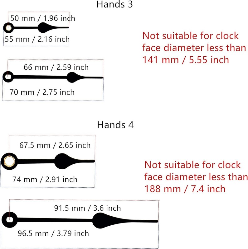 Modern Quartz Clock Movement with Battery Power and DIY Assembly Instructions gallery