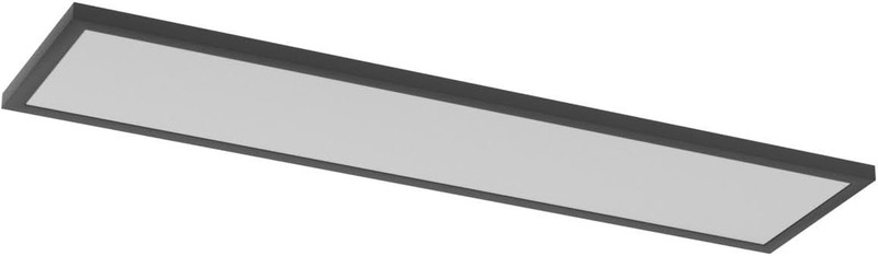 2PACK 1X4 LED Flat Panel Light Surface Mount Ceiling Light Black, 5500LM 50W TRI gallery