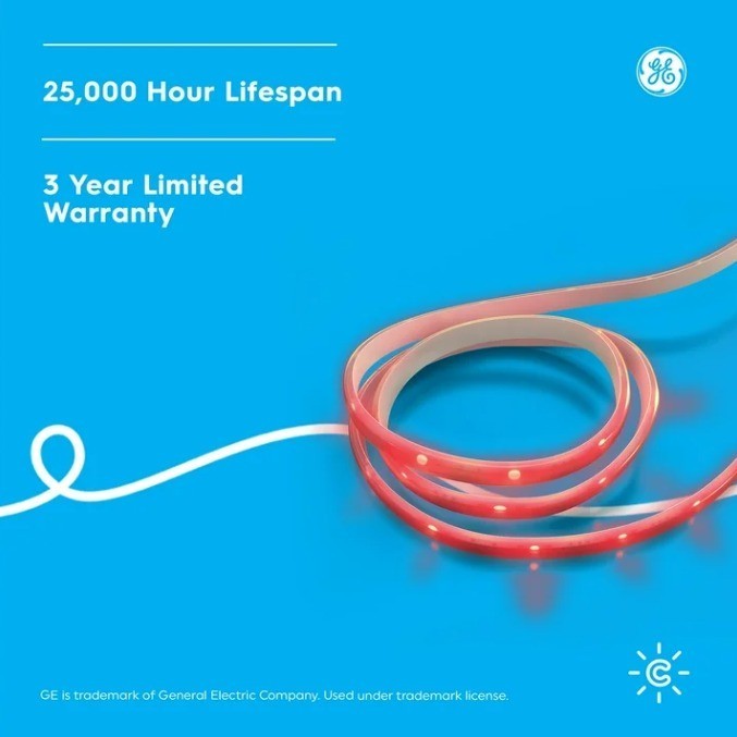 3X GE Cync LED Full Color Smart Light Strip Extension 40" X 3: 120" – BRAND NEW gallery