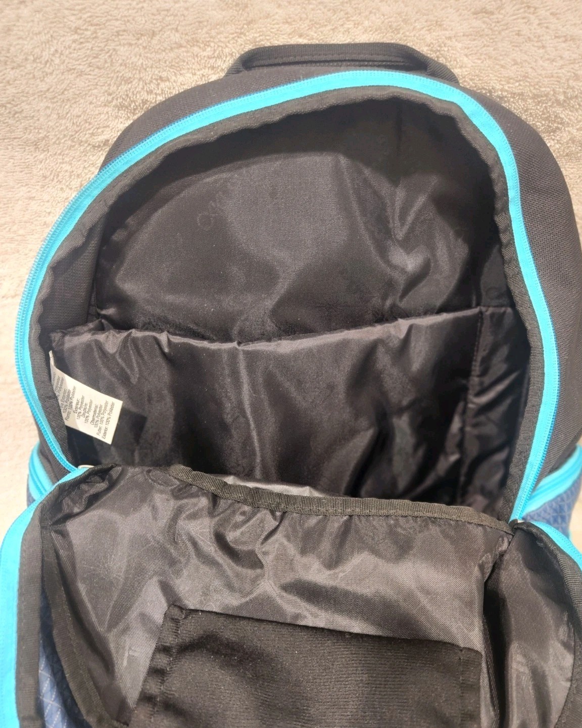 Oakley Backpack Black Turquoise Blue **EXCELLENT** 5