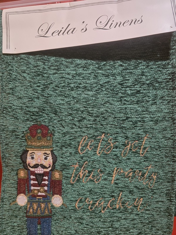 Leila's Linens Nutcracker Themed Table Runner 13 X 72 Polyester/Cotton Blend gallery