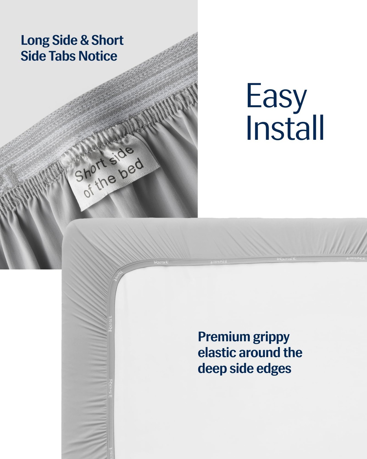 ® Evercool®+ Fitted Sheet, King Size, Light Gray, 15" Deep (up to 18’’), Brea... gallery