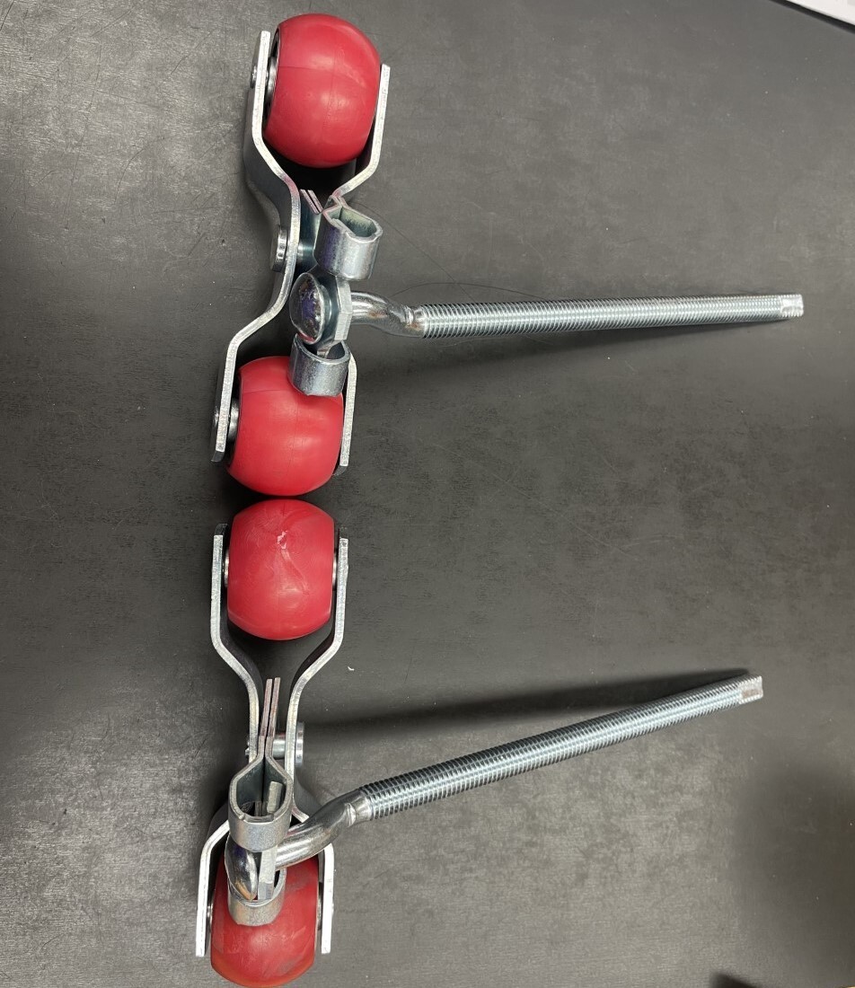 CANNONBALL PENDANT BOLT BARN DOOR ROLLERS FOR ROUND TRACK & FREE SHIPPING! gallery