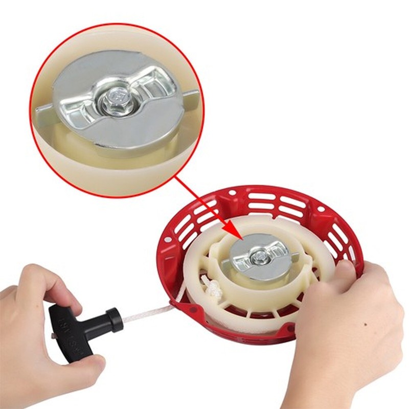 Pull Recoil Starter For 173cc 179cc 196cc 212cc OHV Horizontal Shaft Engine gallery