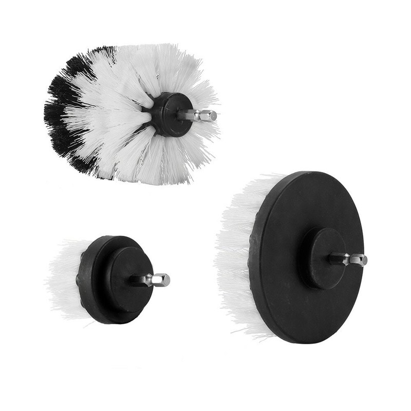 3-Pack Brush Set Power Kit Scrubber Drill Attachments For All type of Cleaning gallery