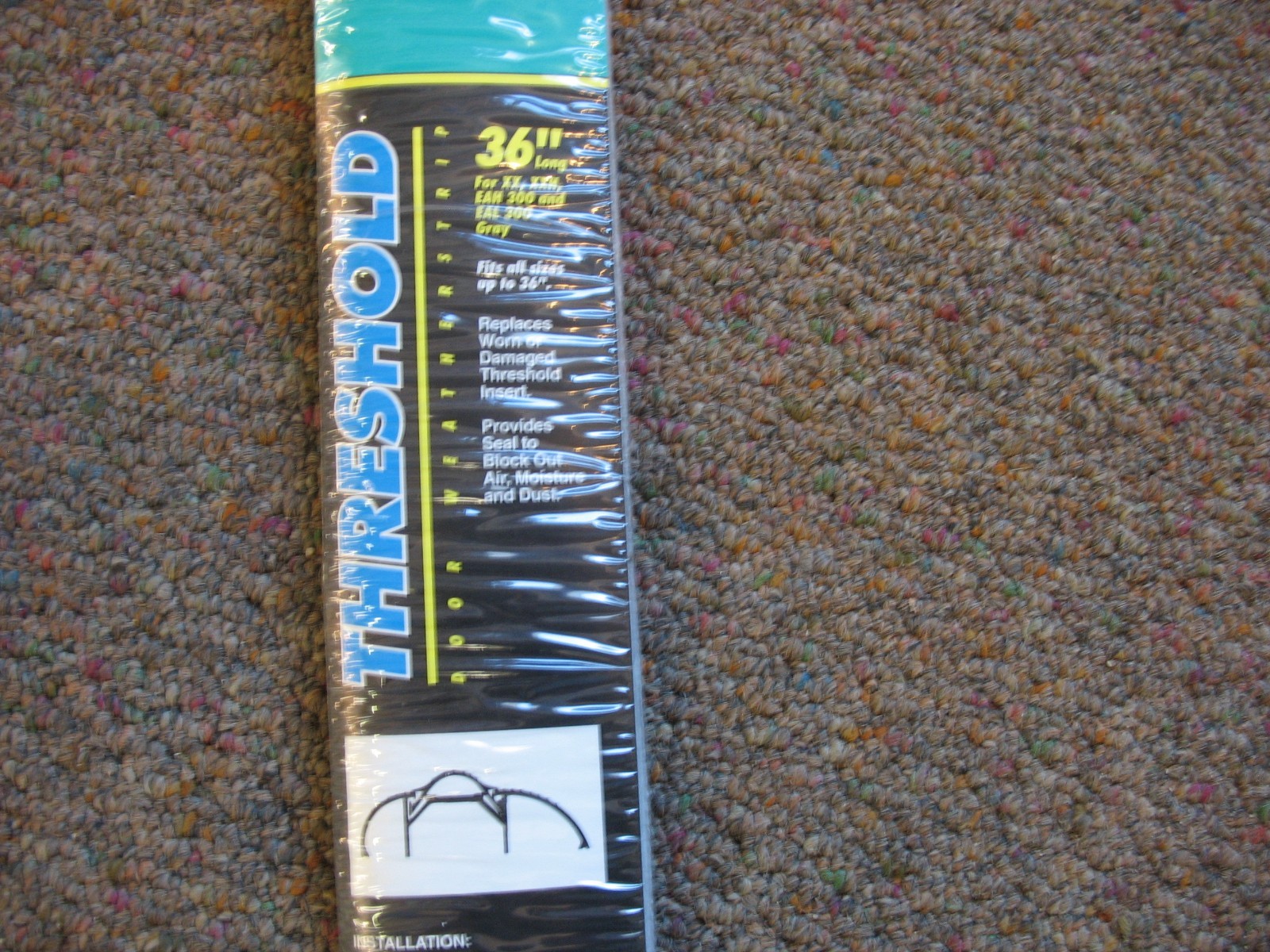 MD Building Products Threshold VINYL INSERT Gray 13466 XX, XXH, EAH EAL 300 gallery