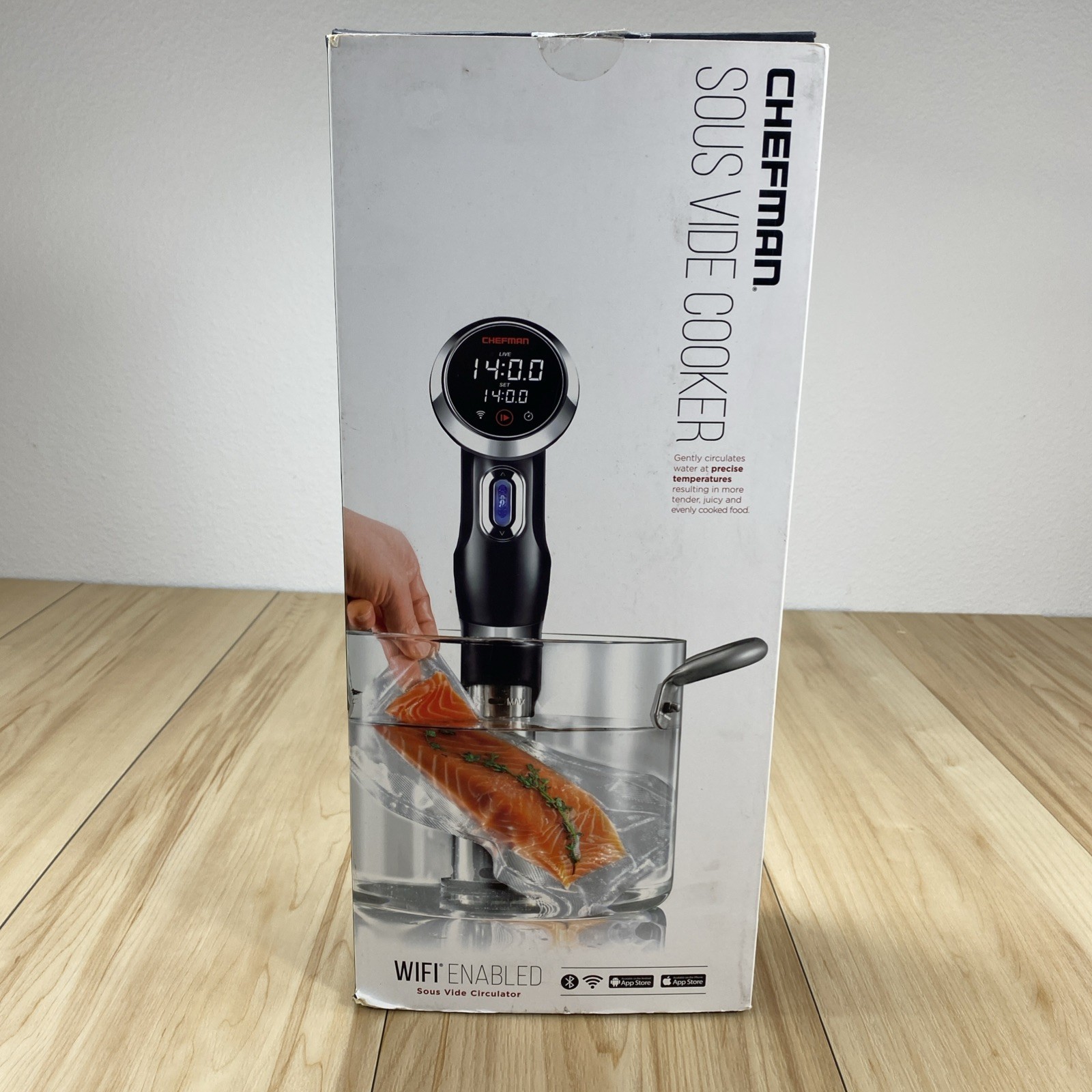 NEW Chefman Sous Vide Immersion Circulator w/ Wi-Fi, Bluetooth Precision Cooker gallery