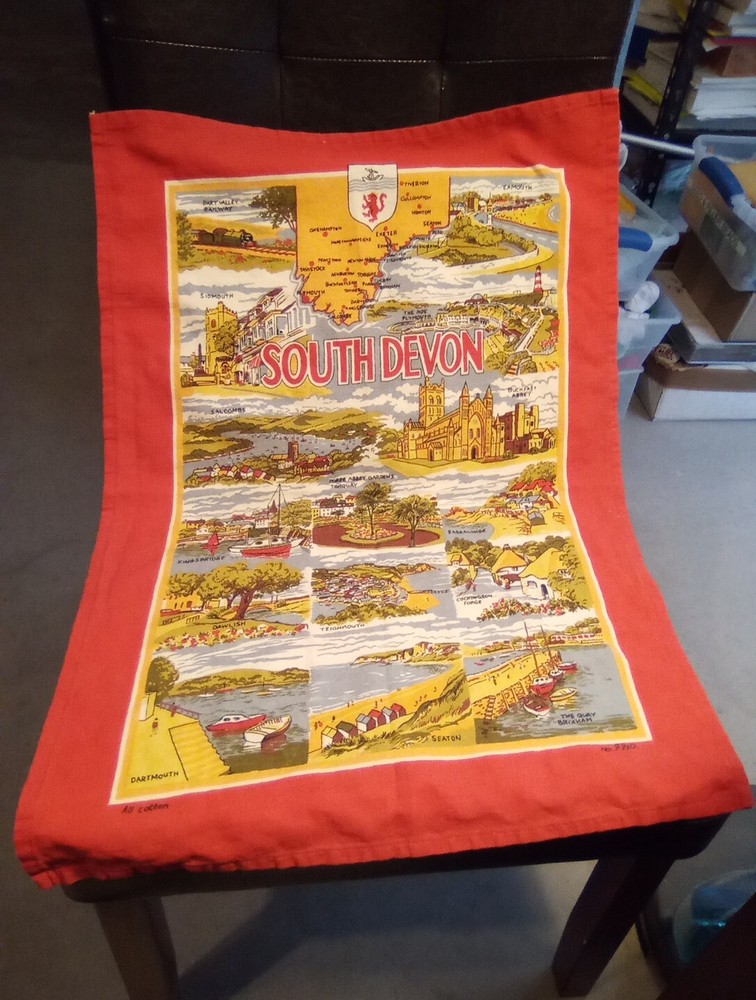 SOUTH DEVON BEAUTIFUL SCENERY TAPESTRY GREAT FOR ANY COLLECTION!