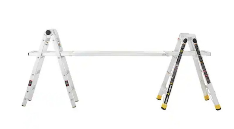 Gorilla Ladders Rail Brackets Lightweight Aluminum Construction 2-Sturdy Trestle gallery
