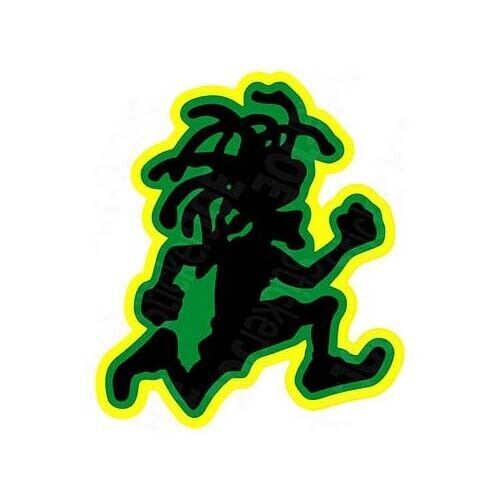 Rasta Man Sticker Decal bob marley jamaican gallery