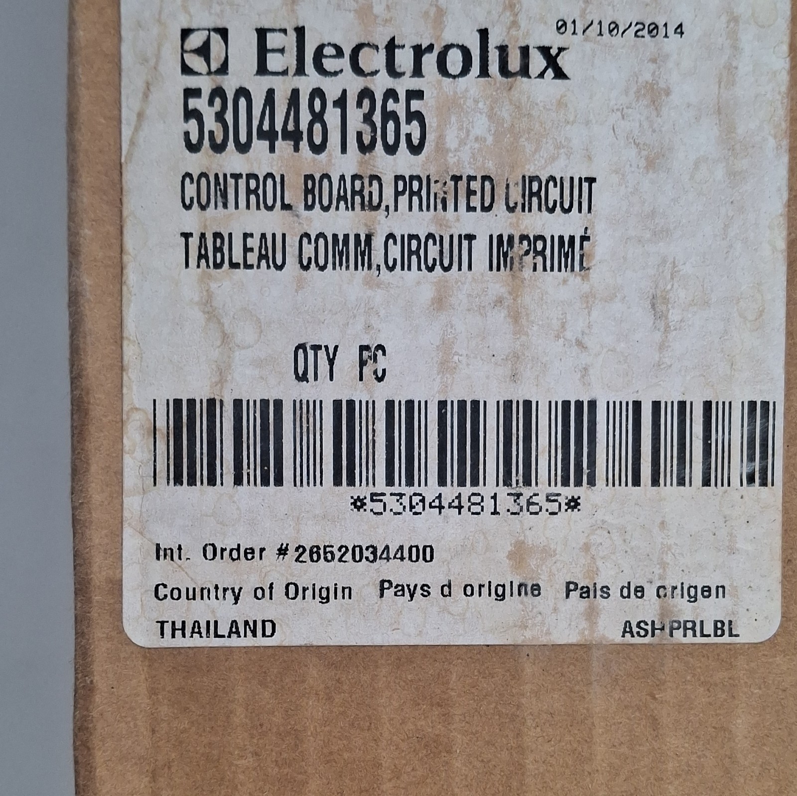 Electrolux Oven/Stove Control Board PCB w/ Digital Display 5304481365 gallery