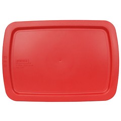 Pyrex Easy Grab C-233-PC Red Plastic Replacement Storage Lid Cover