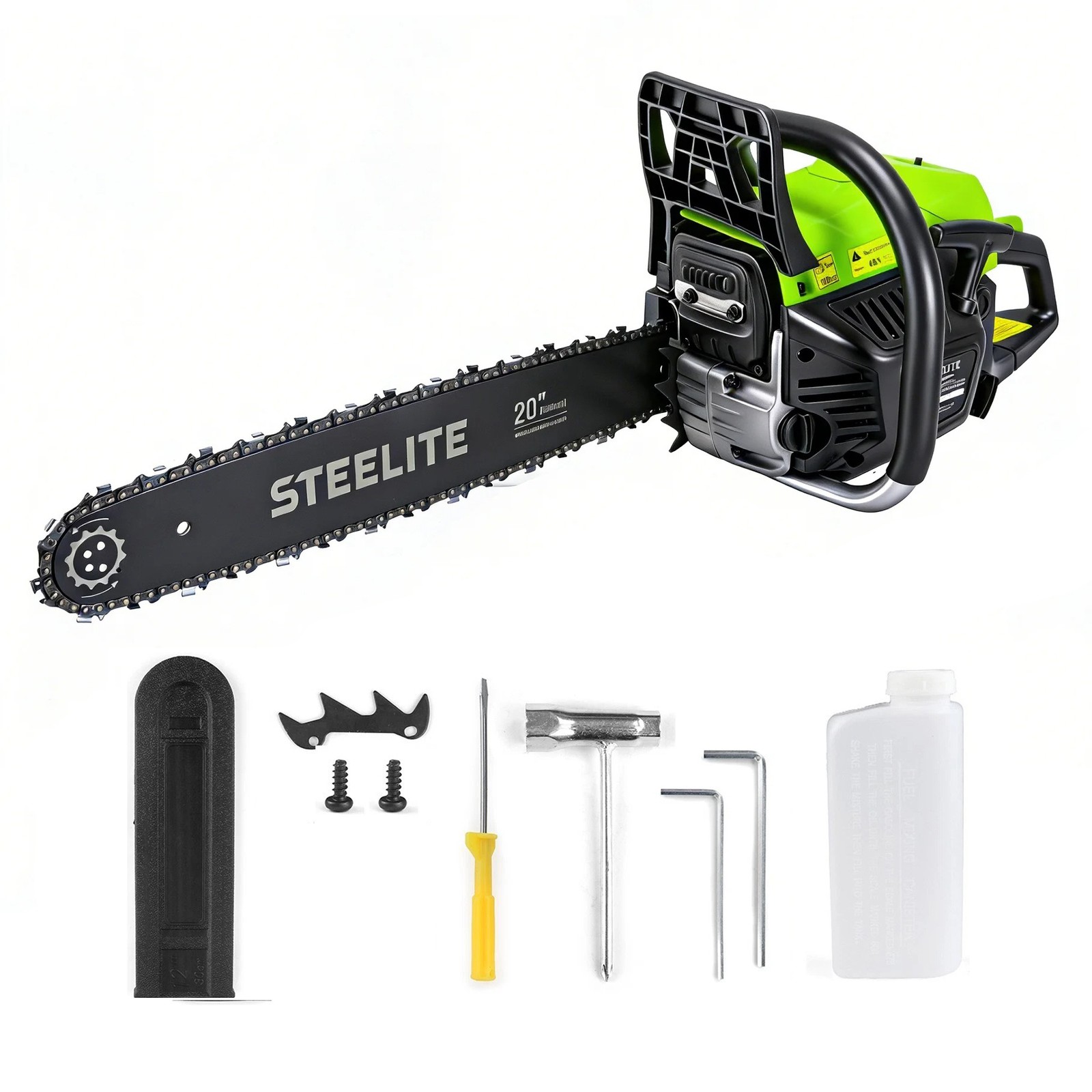 Steelite 20 Inch 62cc Gas Powered Chainsaw 3.8 HP Cordless 2-Stroke Gas Chainsaw gallery