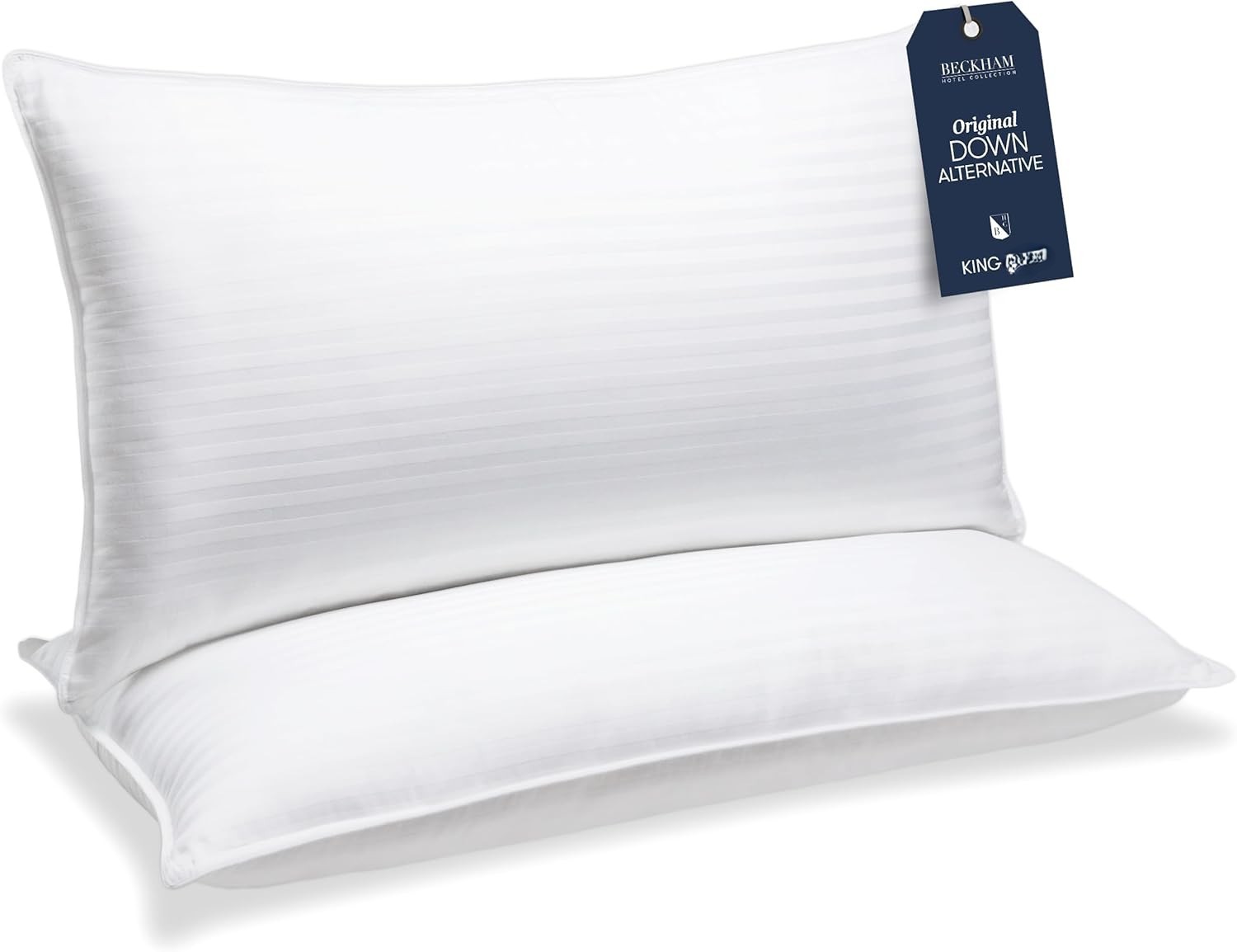 Beckham Hotel Collection King Down Alternative Single Pillow New No Box gallery
