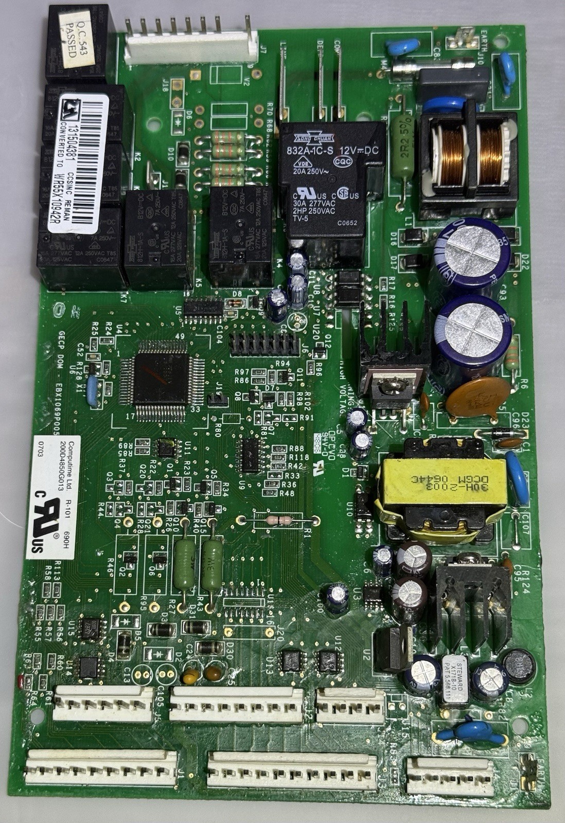 GE Refrigerator Main Control Board - Part Number WR55X10942R-200D4850G022 gallery