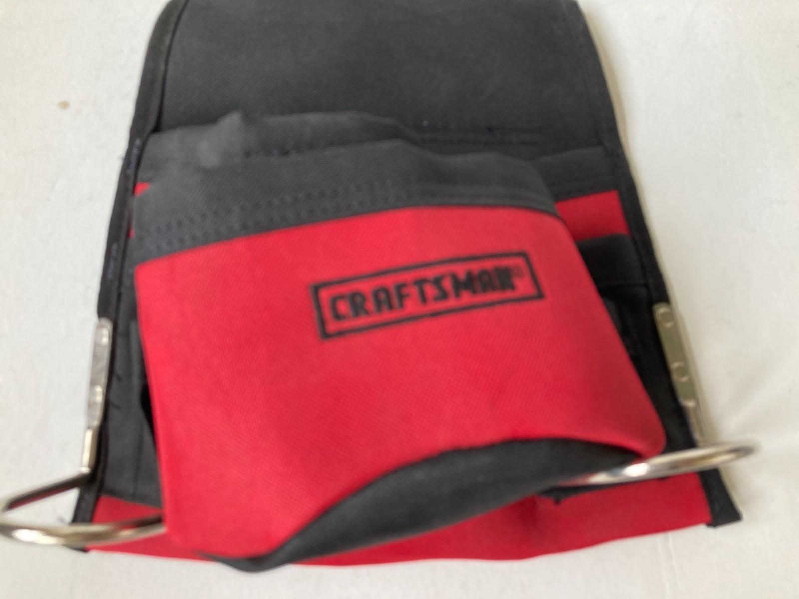 Craftsman Tool Pouch Model 40276 Red/Black Heavy Duty Multi-Pocket Belt Tool Hol gallery