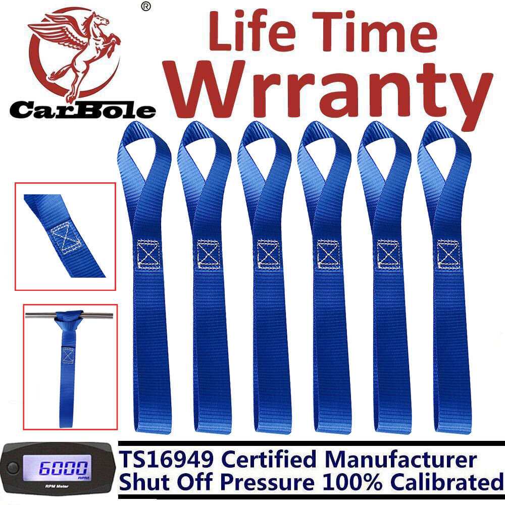 Soft Loop Tie Down Straps - 1,500Lbs Load Capacity & 4,500 Lbs Breaking Strength gallery