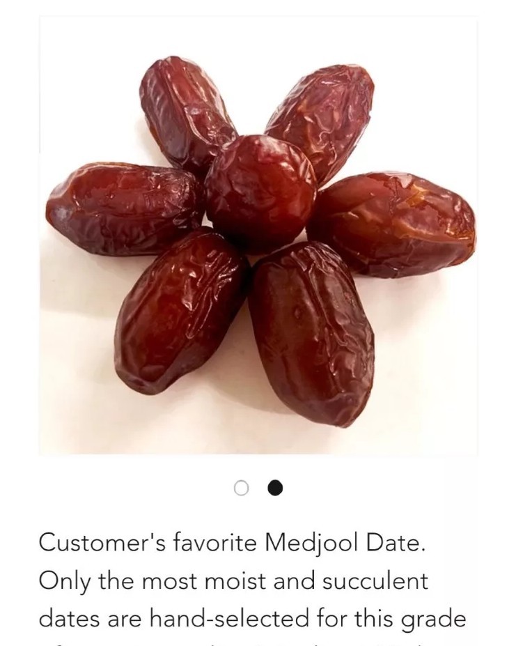 2 LB JUMBO PREMIUM ORGANIC MEDJOOL DATES. Arizona's Grown. gallery