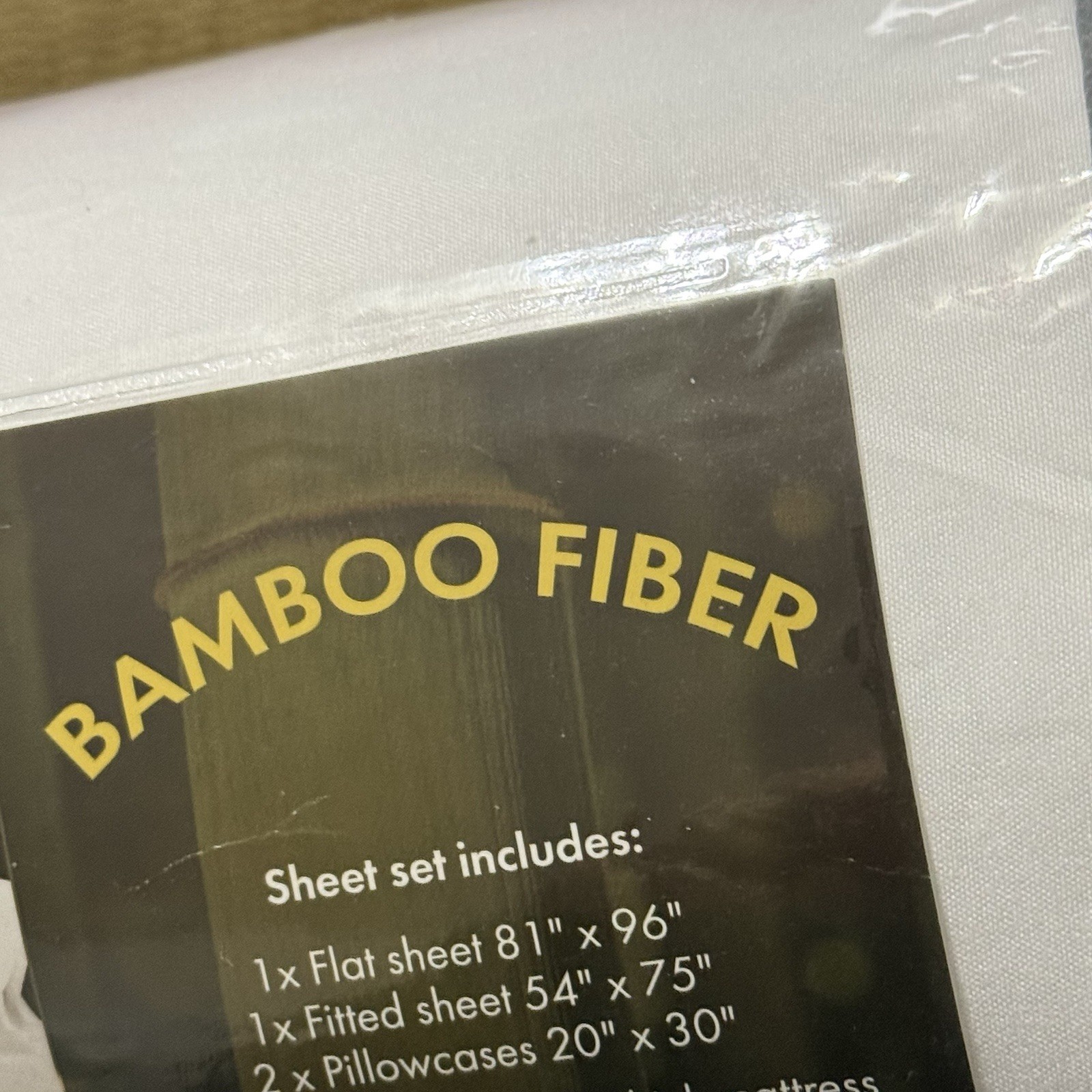 Bamboo Sheets Double Full White Luxury Homes Deep Pockets Sheet Set NEW gallery