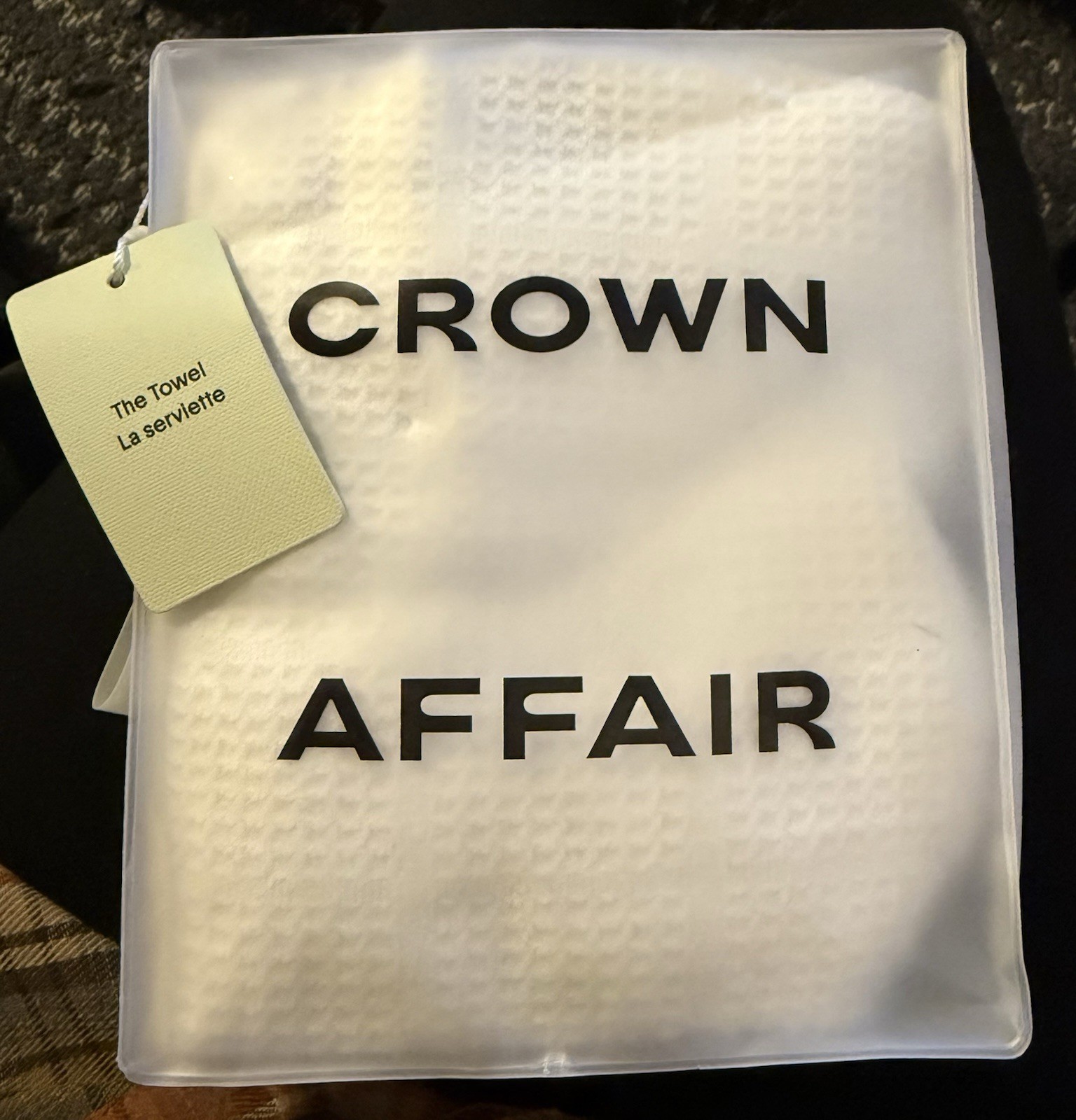 CROWN AFFAIR - The Towel - Special Microfiber Hair Towel, Oversized for Optimal gallery