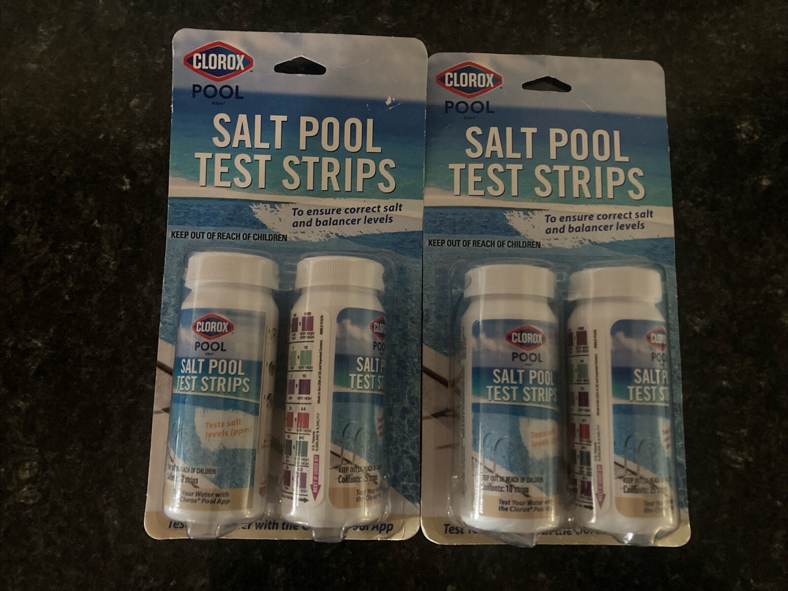 2 x NEW Clorox Salt Pool Test Strips for Testing Salt Levels & Balancer Levels gallery